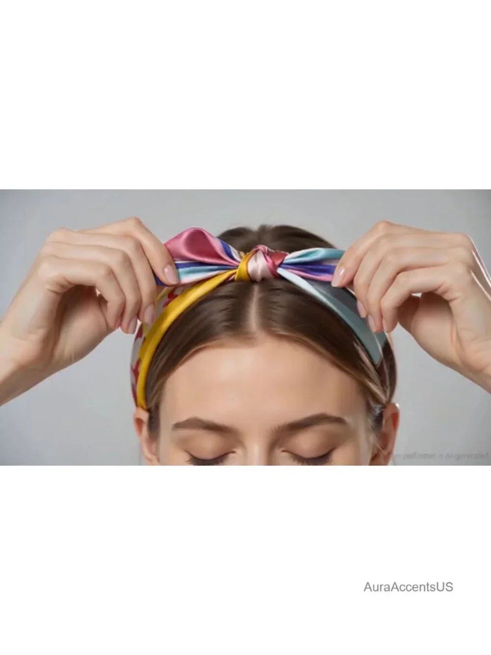10 PCS Satin Square Scarves for Women, Soft Silk Feeling, Multipurpose Hair